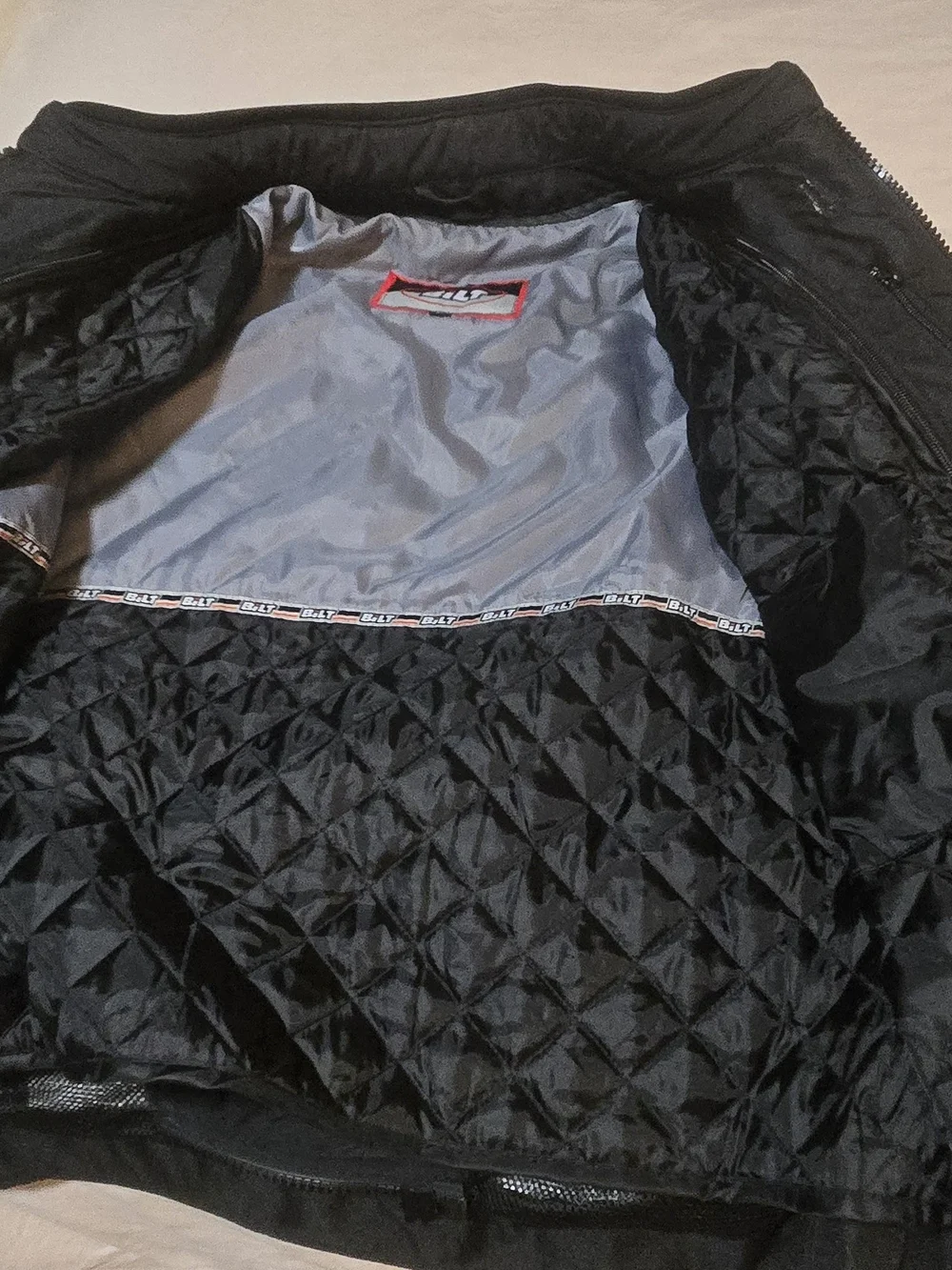 Men's Black and Silver Performance Jacket